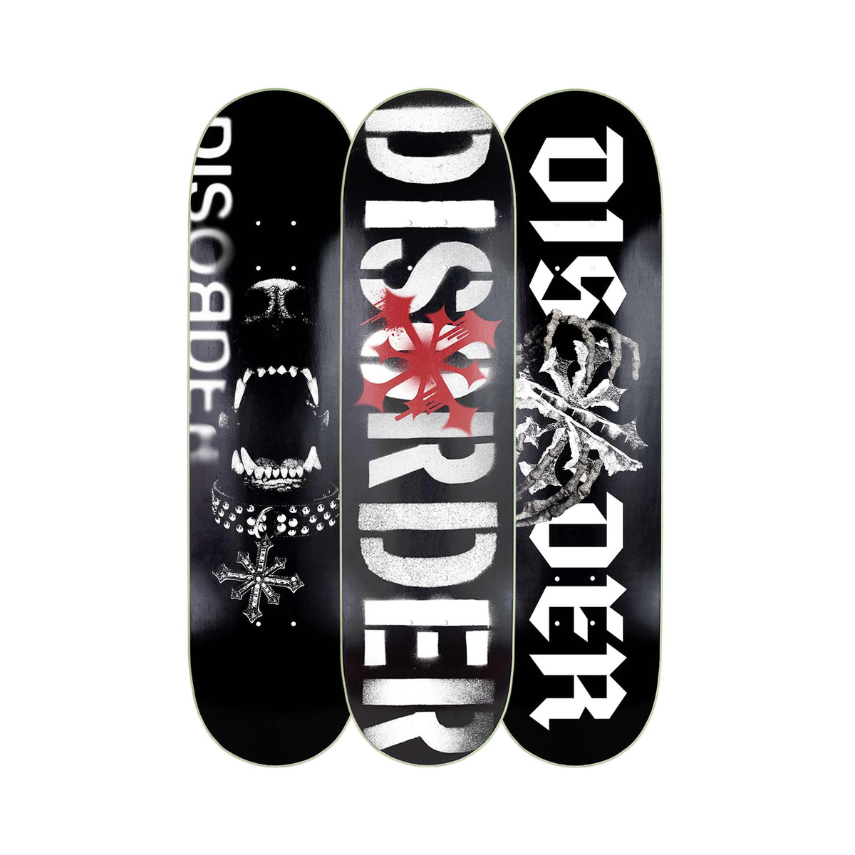 Planche De Skate Disorder States Deck 8,25" - Modèle Olympique Américain, Neuf Sous Cellophane