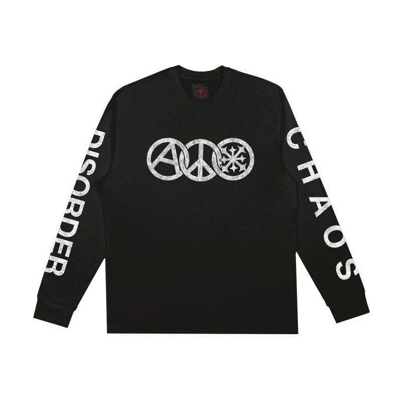 Peace, Anarchy, Chaos L/S Tee