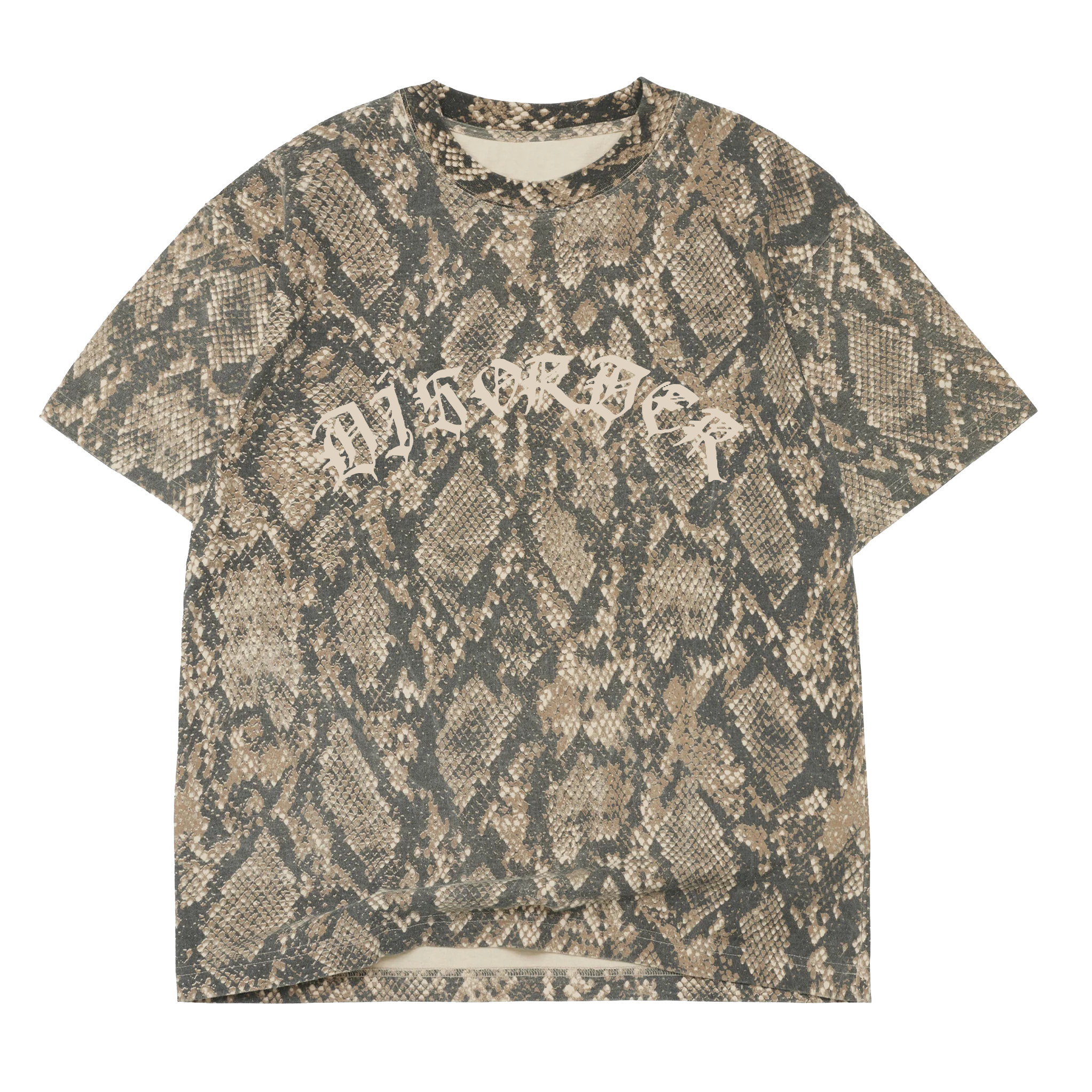 “Beast” Rattle Snake Camo - Oversize Box Tee