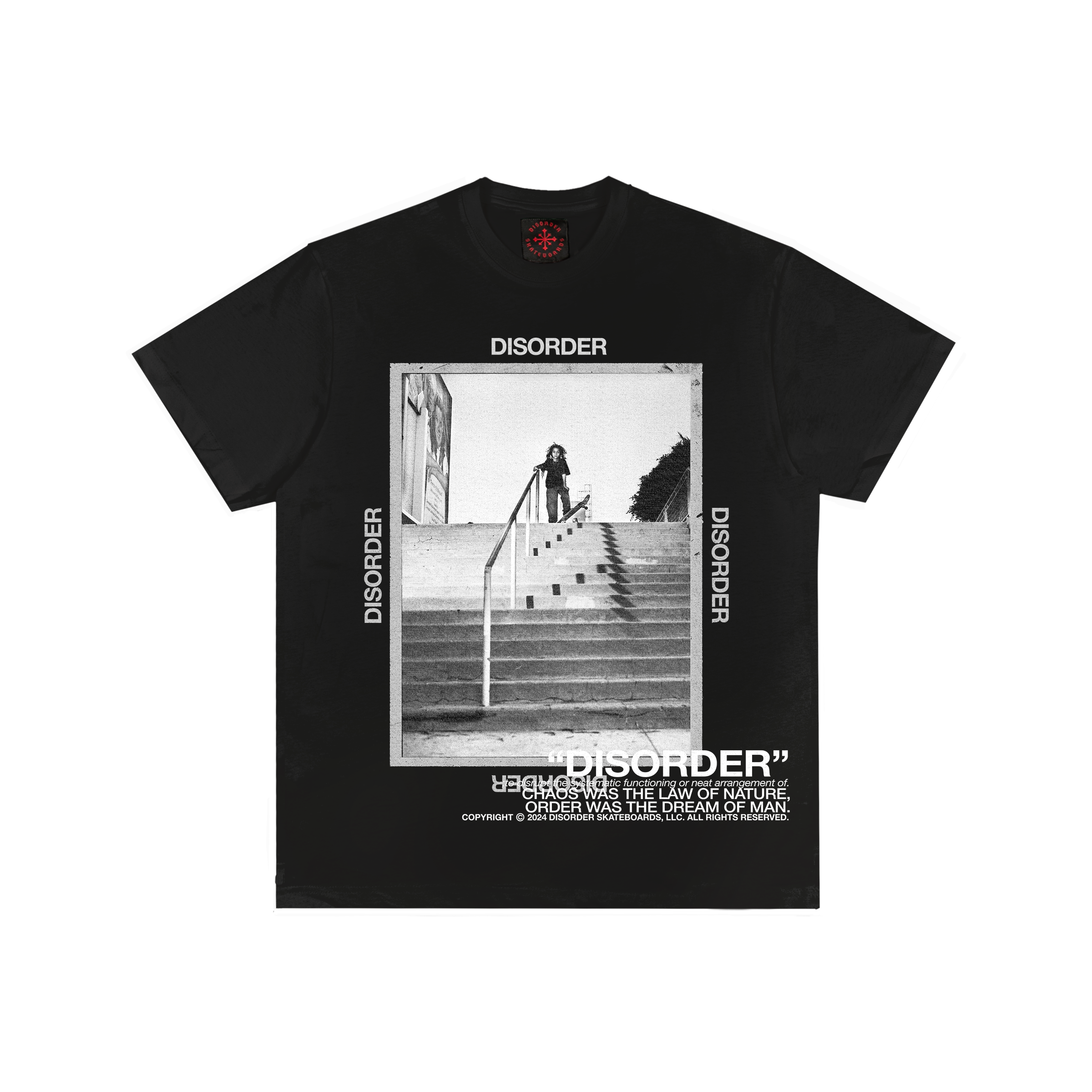 ★Disorder Skateboards Disorder Jah T-Shirt 関税込★ Jah Chaos SS Tee – Disorder Skateboards