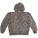 Embroidered "Disfigure" Camo Oversize Pull Over Hoodie